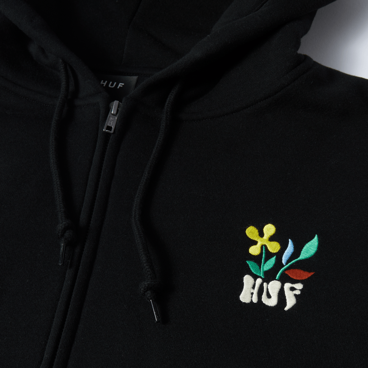 Flower Full Zip Hoodie HUF Worldwide