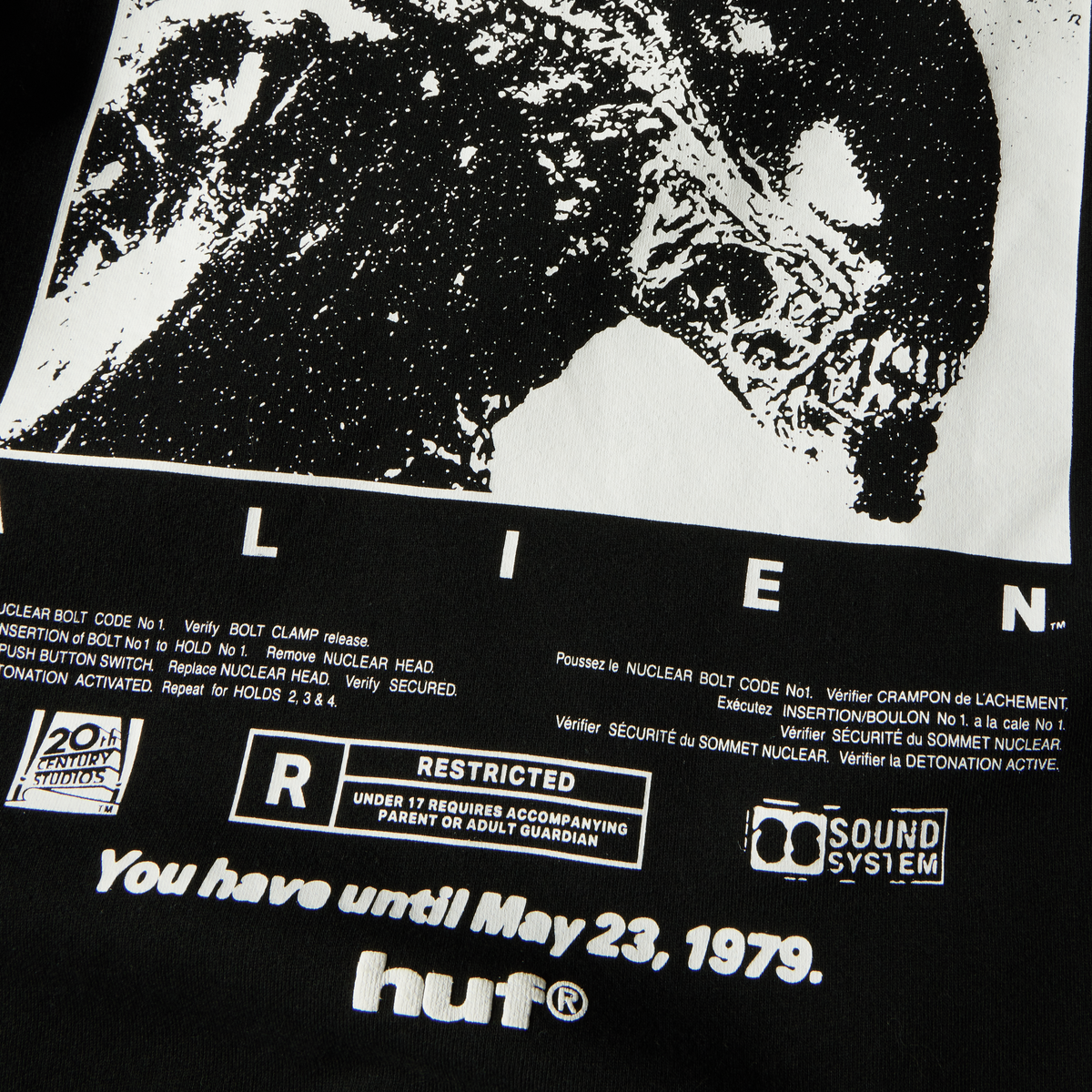 huf x Alien Fossilized Pullover Hoodie