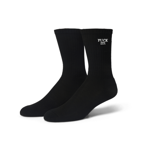 Fuck It Embroidered Sock