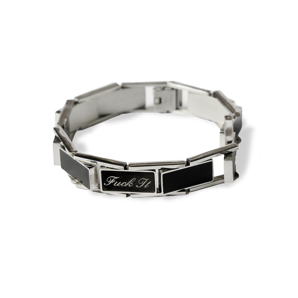 Fuck It Enamel Link Bracelet