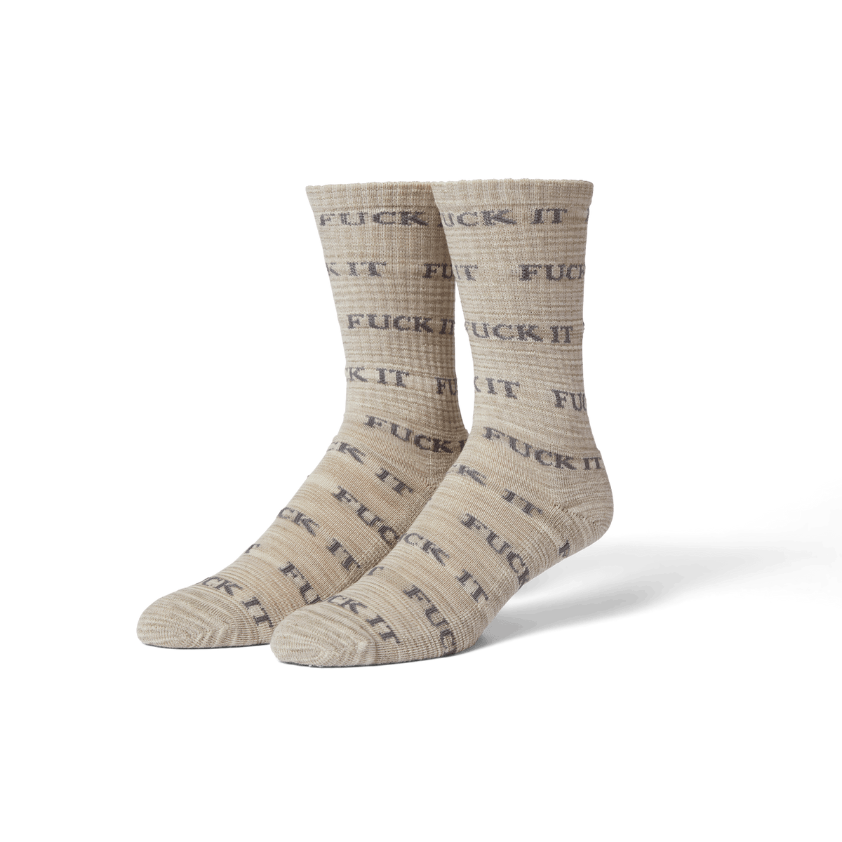 Fuck It Marled Sock