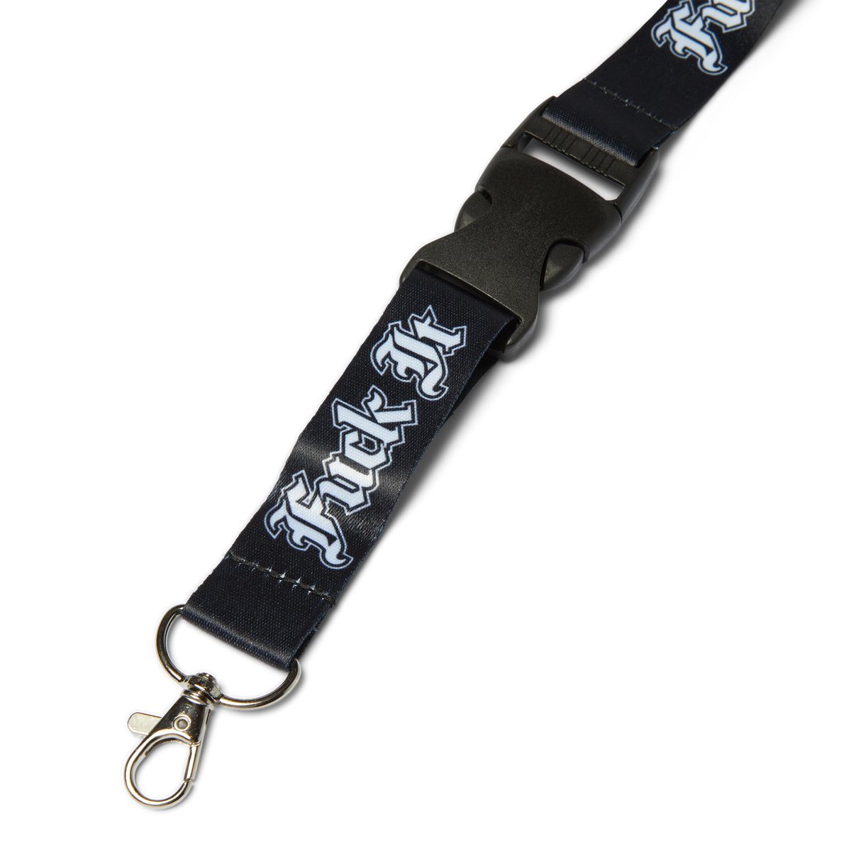 Fuck It Old English Lanyard