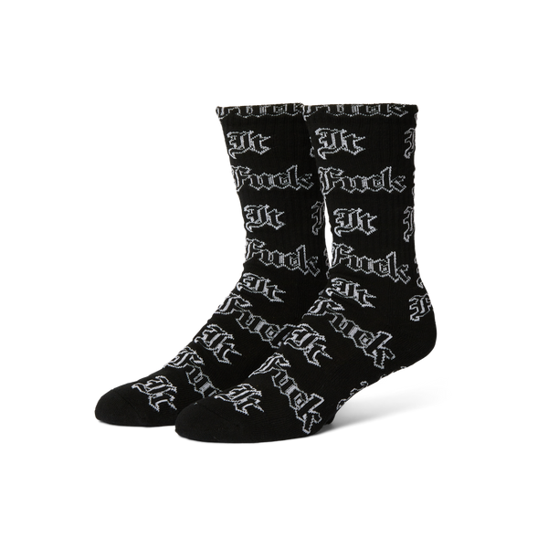 Fuck It Old English Sock