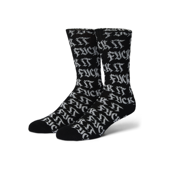 Fuck It Old Style Crew Sock