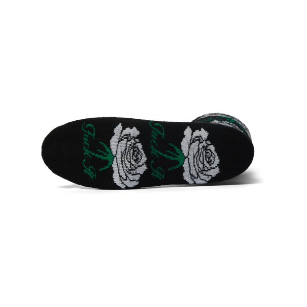 Fuck It Rose Crew Sock