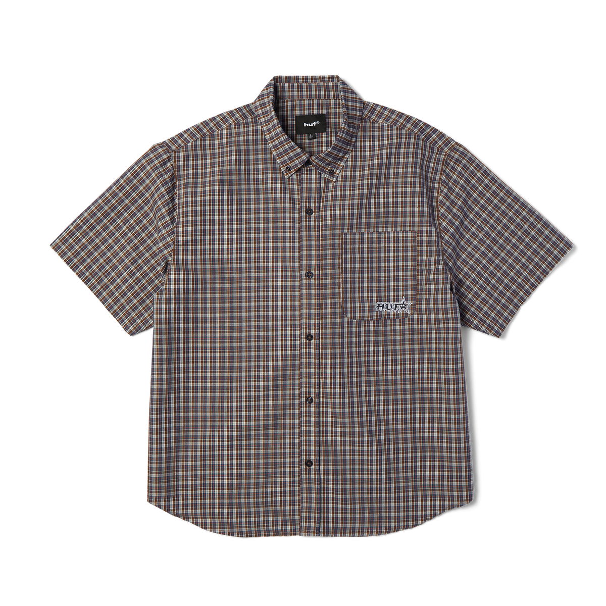 Galaxy Plaid Woven Top