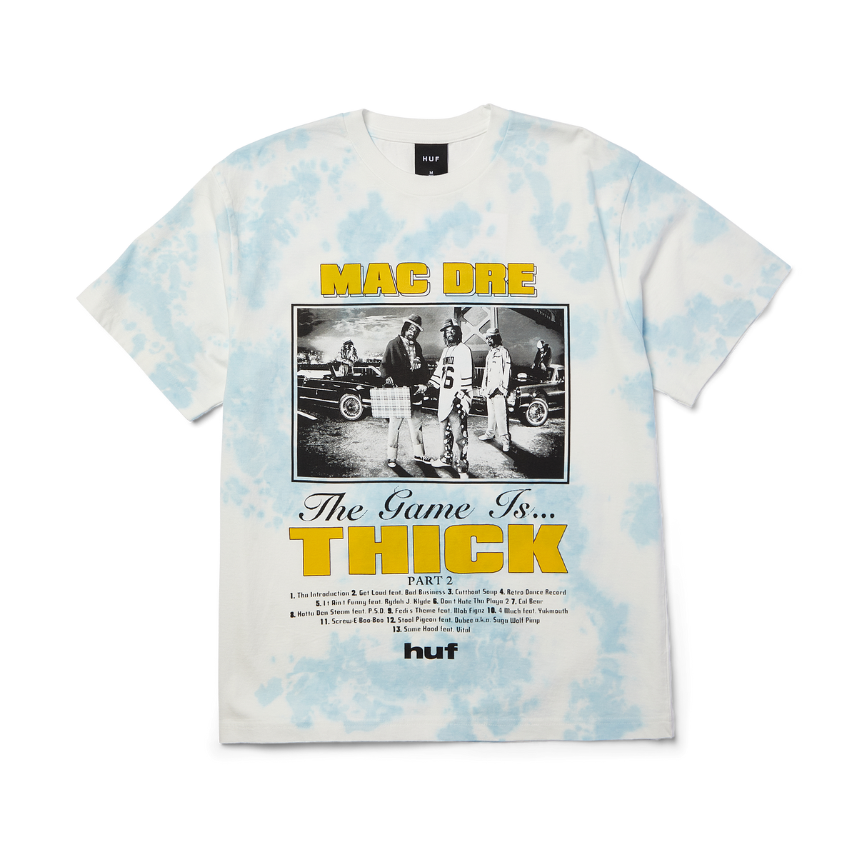 HUF x Mac Dre Game Is Thick Tie-dye T-Shirt