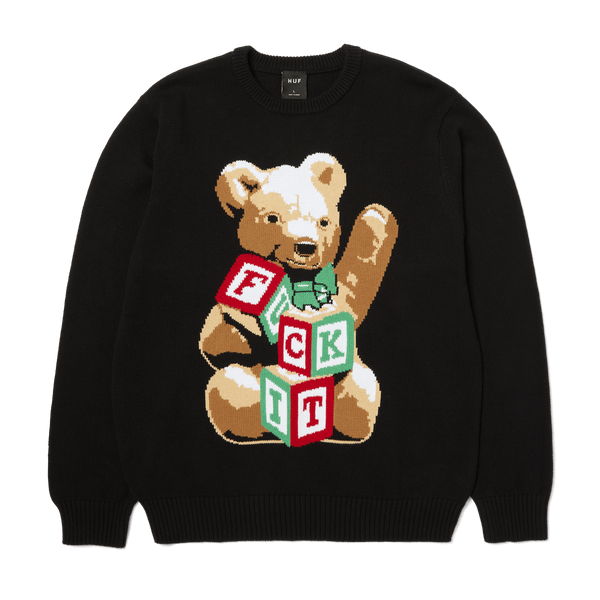 Gift Bear Intarsia Sweater – HUF Worldwide