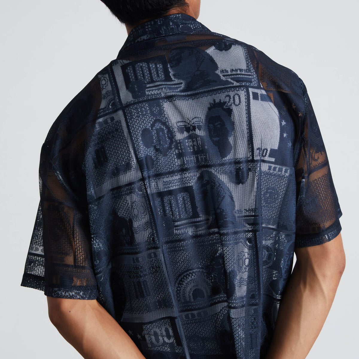 Global Currency Lace Shirt