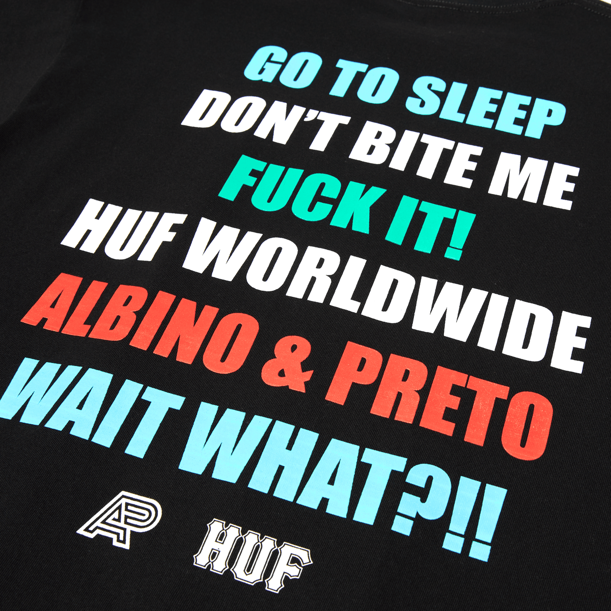HUF x A&P Go To Sleep T-Shirt – HUF Worldwide HUF x A&P Go To Sleep T-Shirt – HUF Worldwide