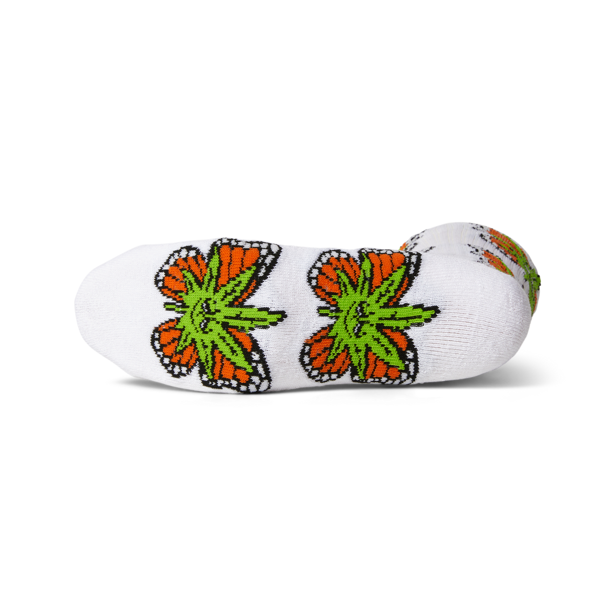 Green Budderfly Sock