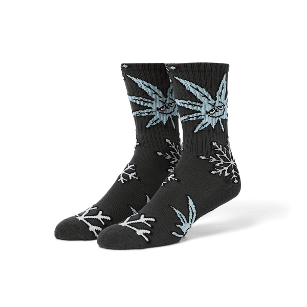 Green Buddy Snowflakes Sock