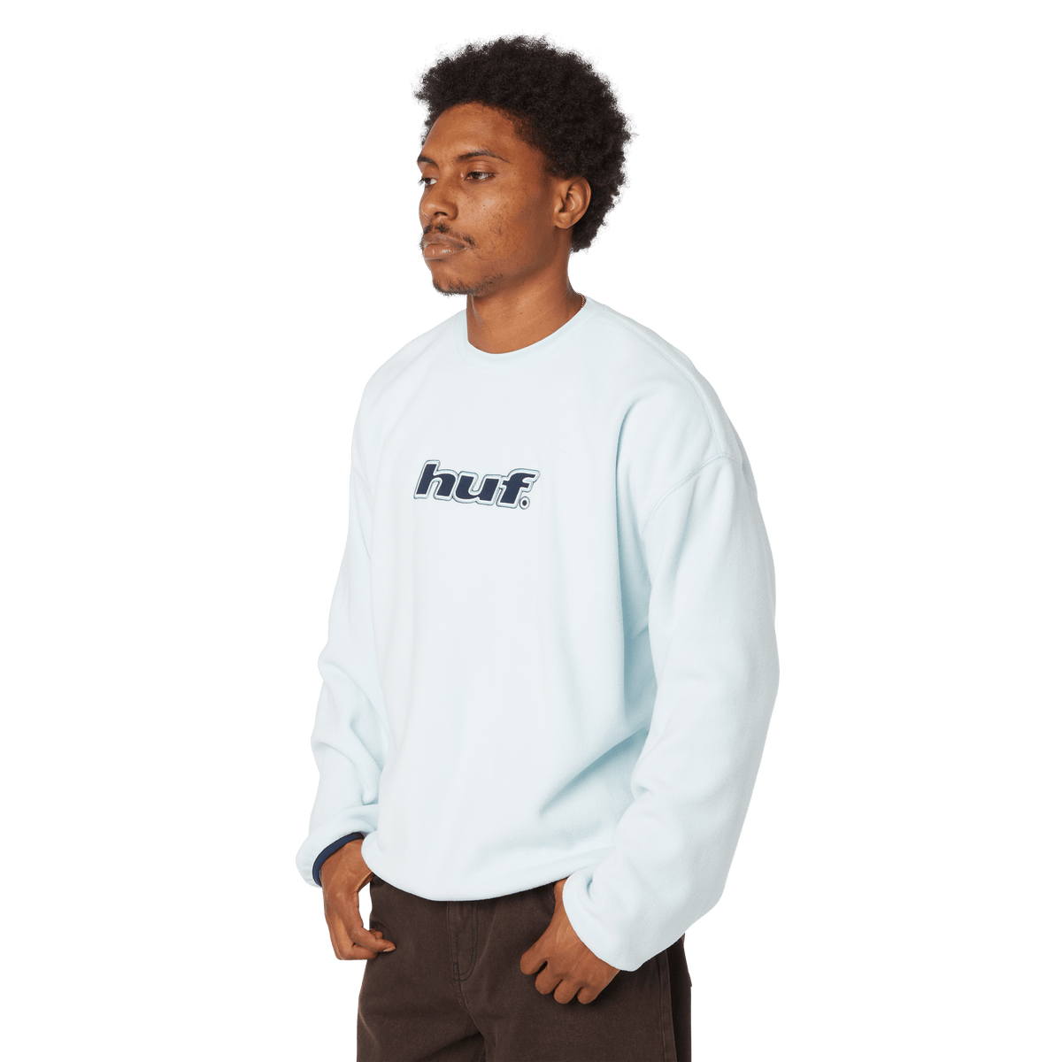 H Dot Polar Fleece Crewneck Sweatshirt