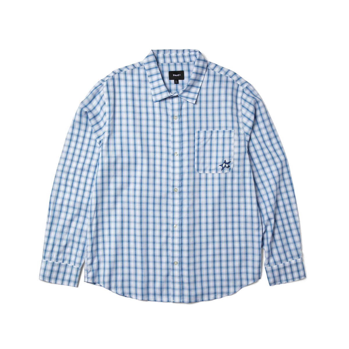 H Star Long Sleeve Plaid Shirt