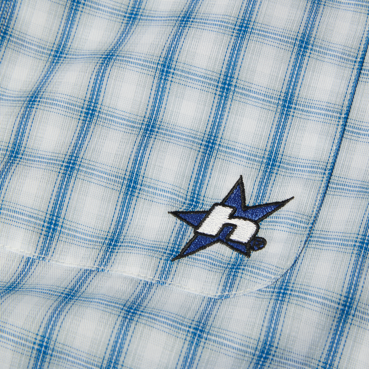 H Star Long Sleeve Plaid Shirt