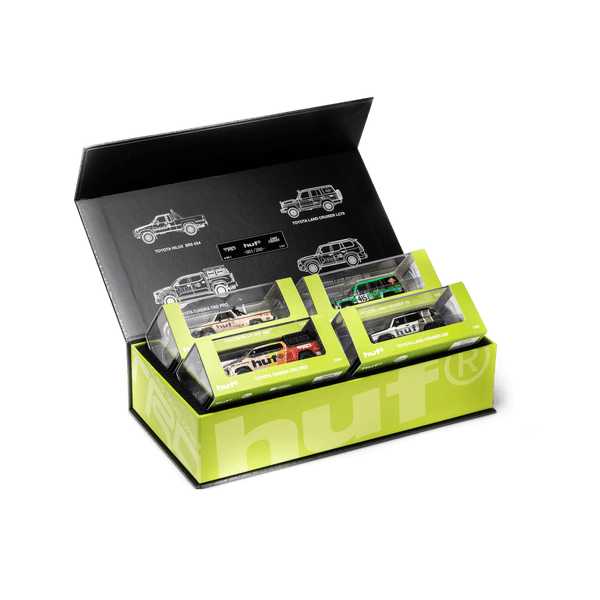 HUF For Diecast Talk Exclusive 1/64 Toyota 4-in-1 Box Set