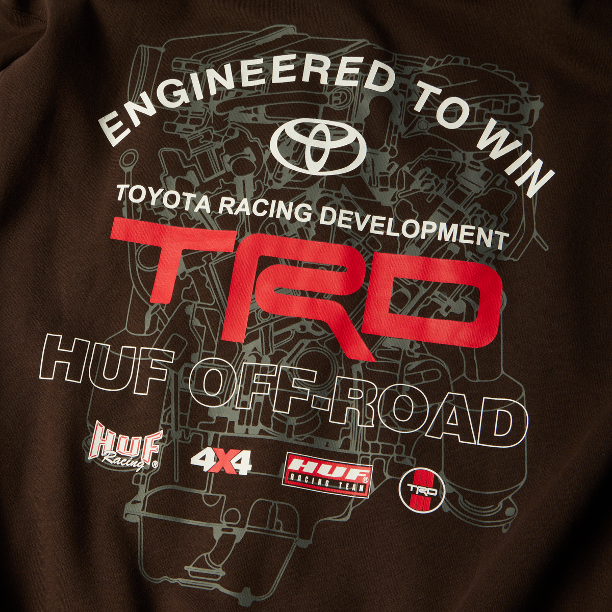huf x Toyota TRD Motor Full-Zip Hoodie