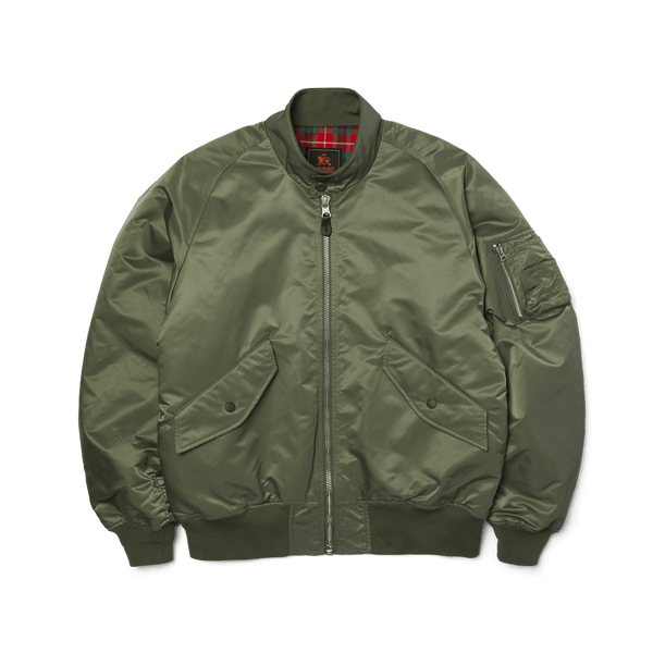 ジャケット・アウター EG X BARACUTA G9 MA1 38 Olive HUF-X-BARACUTA