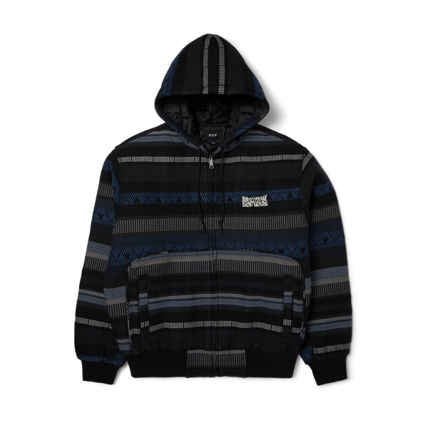 Huf striped hoodie sales