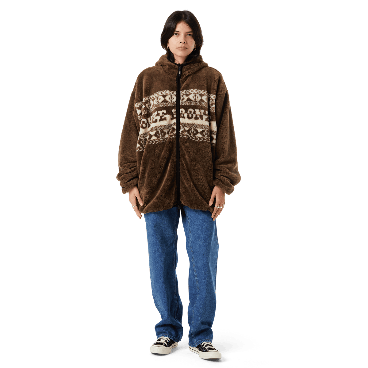 HUF x Bronze56K High Pile Full-Zip Fleece – HUF Worldwide HUF x Bronze56K High Pile Full-Zip Fleece – HUF Worldwide