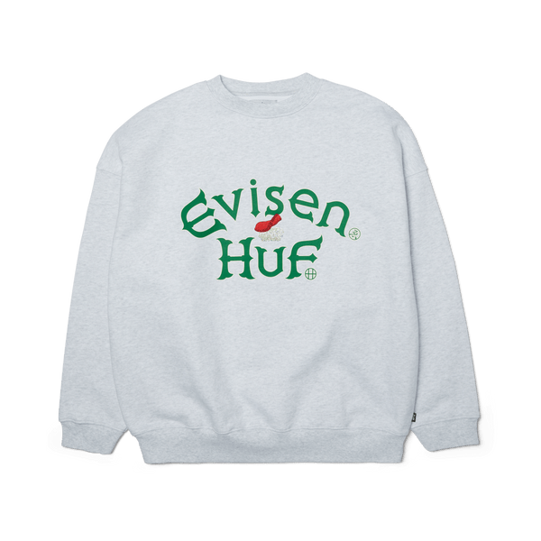 HUF x Evisen Sushi Crew Fleece Sweatshirt