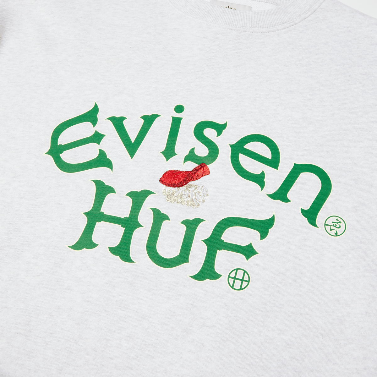 HUF x Evisen Sushi Crew Fleece Sweatshirt