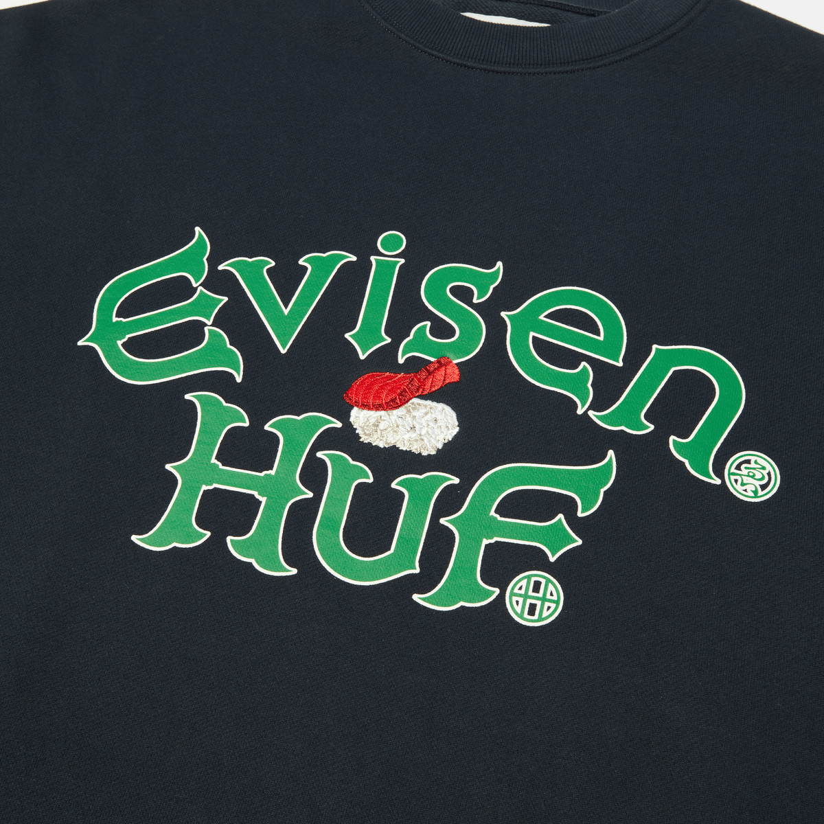 HUF x Evisen Sushi Crew Fleece Sweatshirt