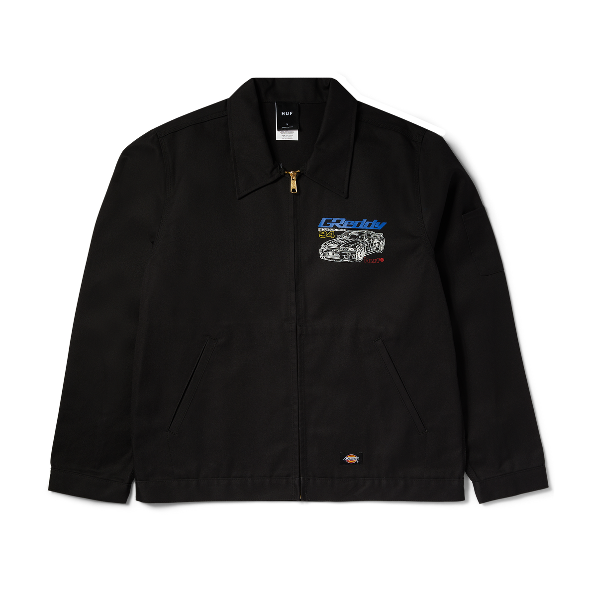 HUF x GReddy Diagram Work Jacket – HUF Worldwide HUF x GReddy Diagram Work Jacket – HUF Worldwide