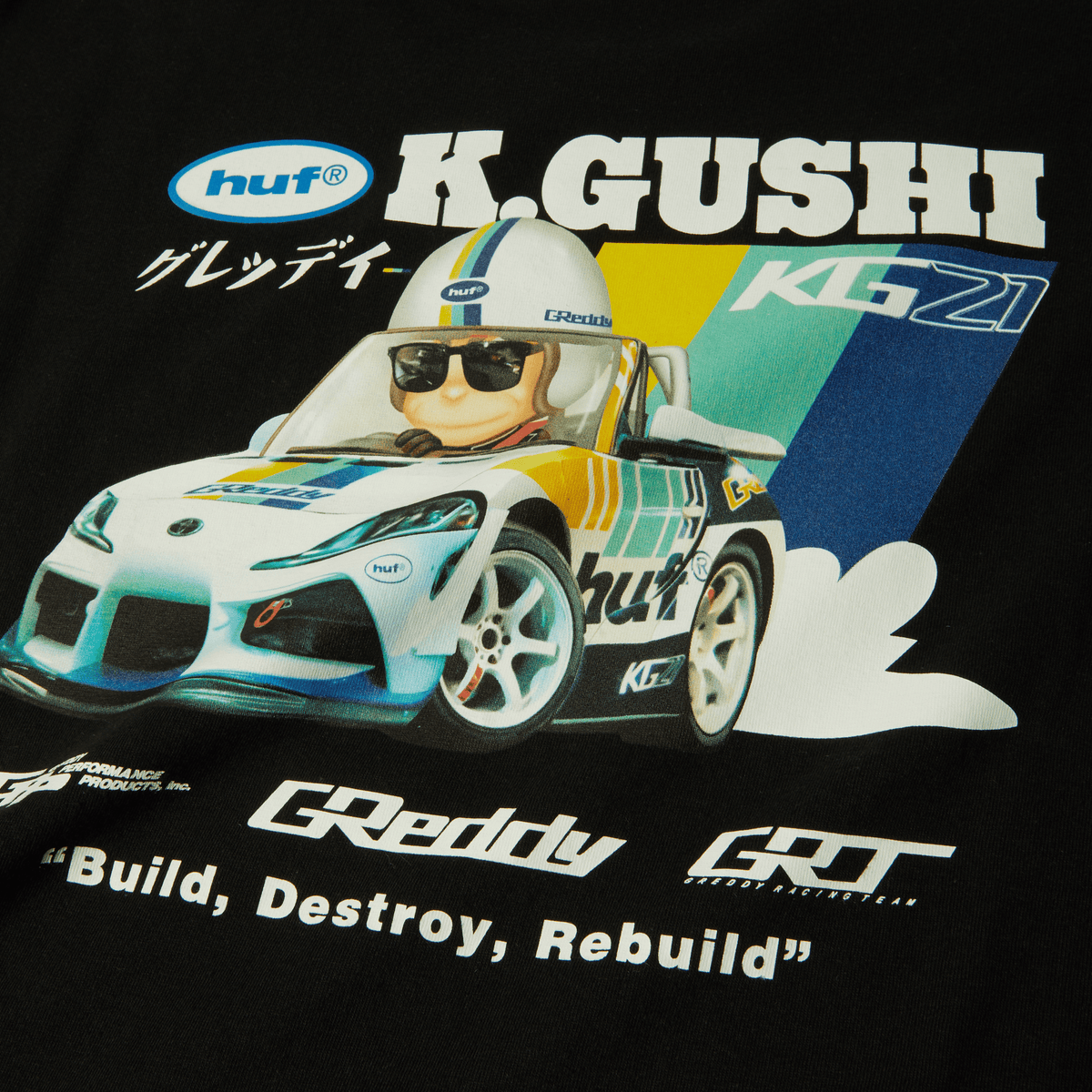 HUF x GReddy Gushi T-Shirt