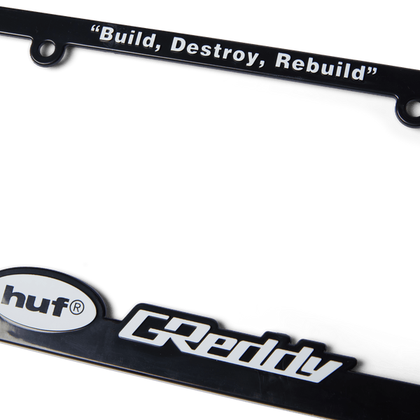 HUF x GReddy License Plate Frame