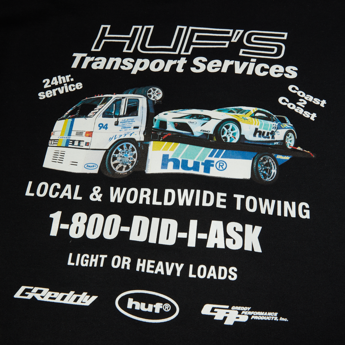 HUF x GReddy Tow Pullover Hoodie