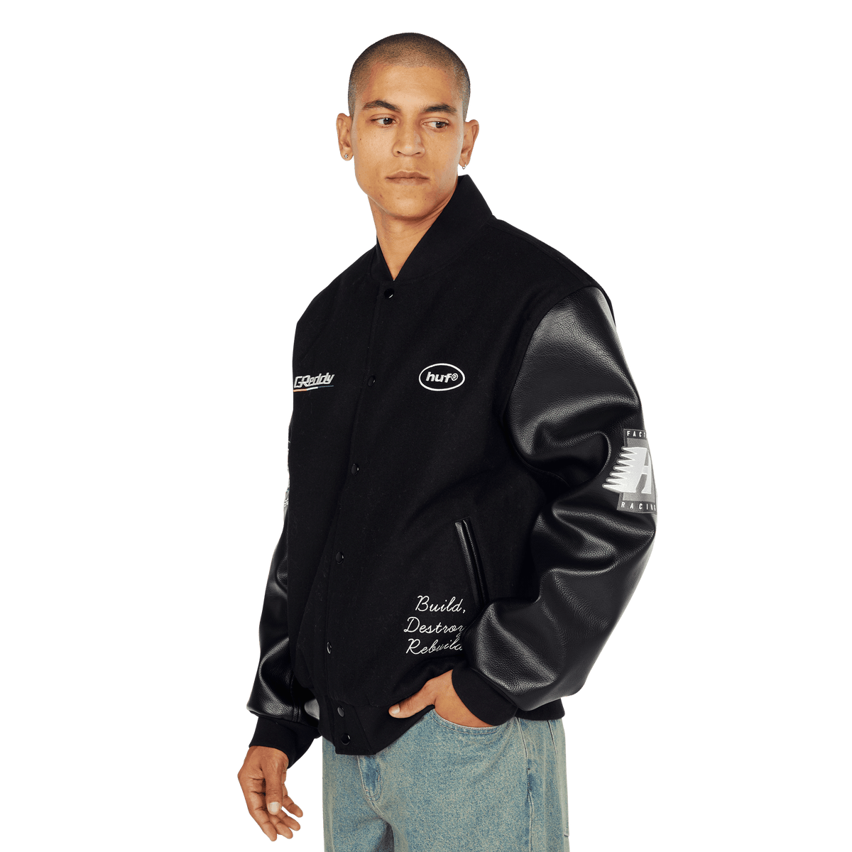 HUF x GReddy Varsity Jacket