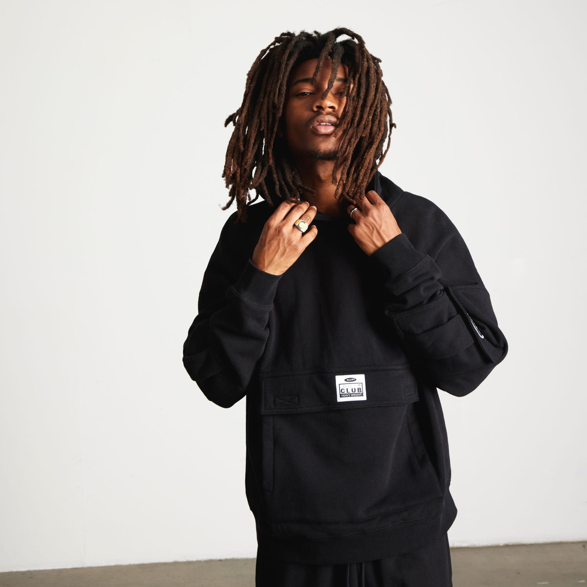 Huf x PROCLUB Multi Pocket Hoodie