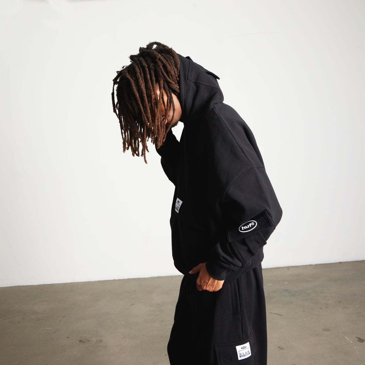 Huf x PROCLUB Multi Pocket Hoodie