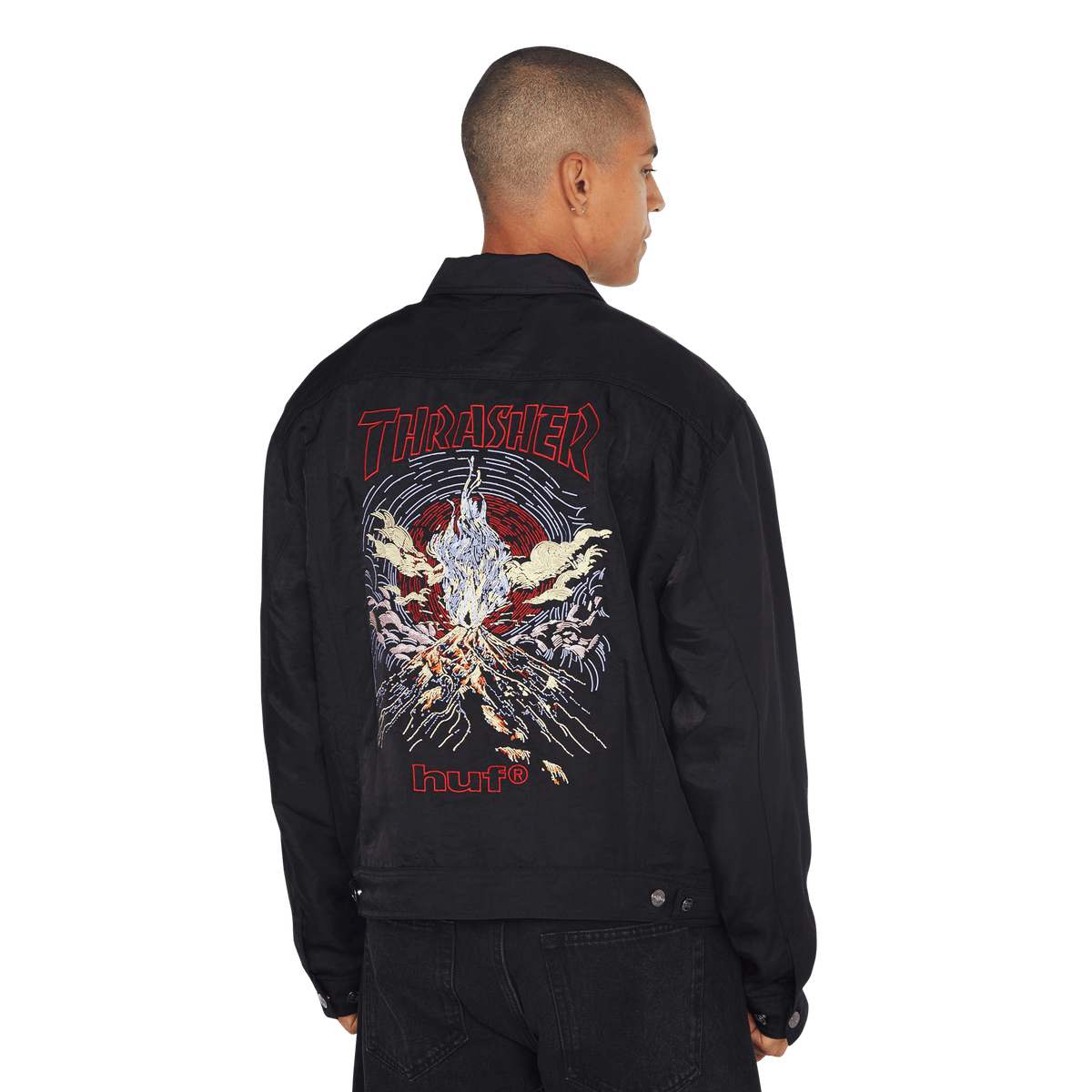 HUF x Thrasher Trucker Jacket