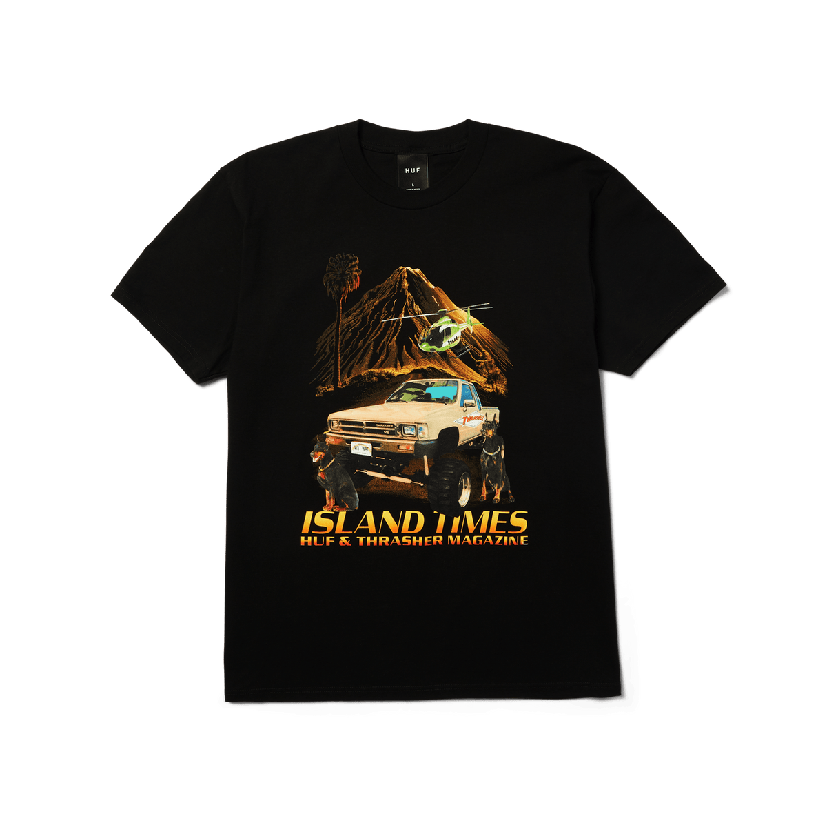 HUF x Thrasher Island Times T-Shirt