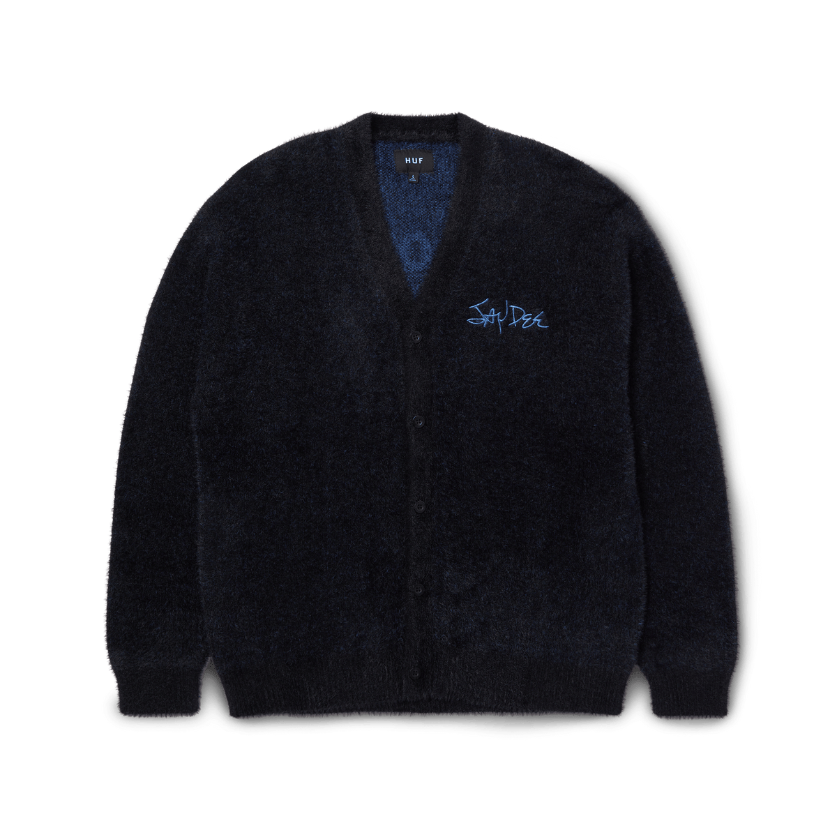 HUF x J Dilla Mohair Cardigan – HUF Worldwide HUF x J Dilla Mohair Cardigan – HUF Worldwide