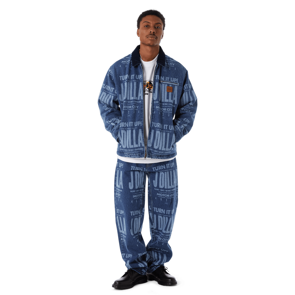 HUF x J Dilla Posted Work Jacket – HUF Worldwide HUF x J Dilla Posted Work Jacket – HUF Worldwide