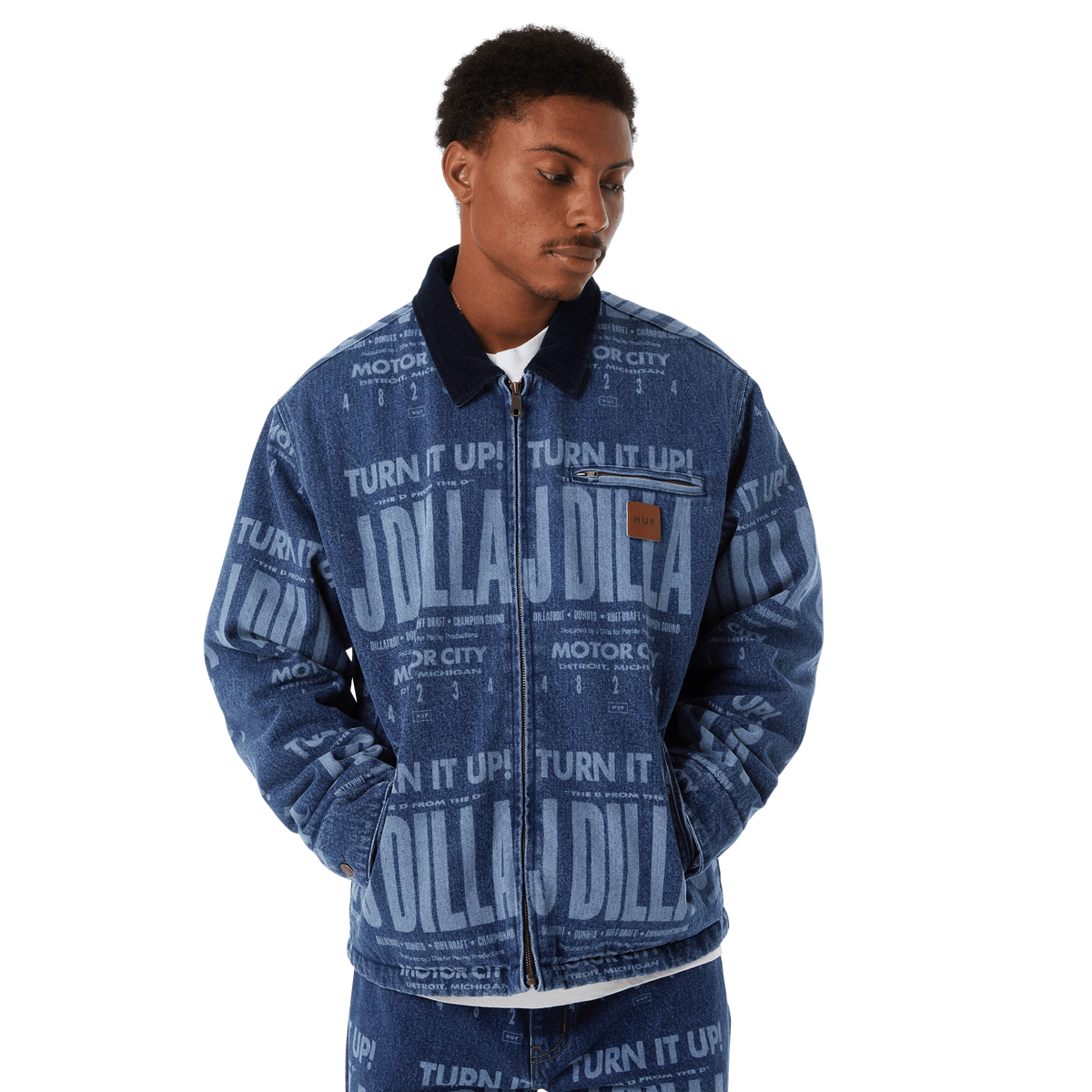 正規取扱店】 HUF x Worldwide HUF – Jacket Work Posted Dilla 正規取扱店】 HUF x Worldwide HUF – Jacket Work Posted Dilla