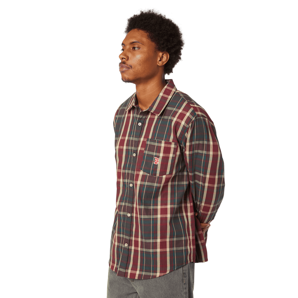Megablast Plaid Long Sleeve Shirt