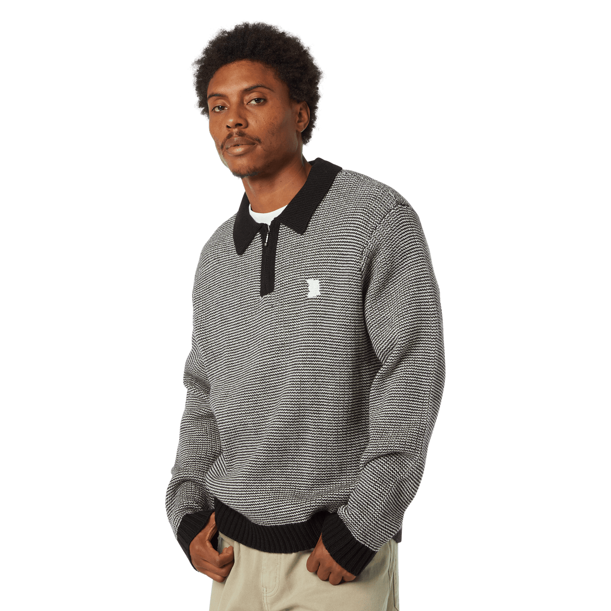 Megablast Two Tone Waffle Sweater