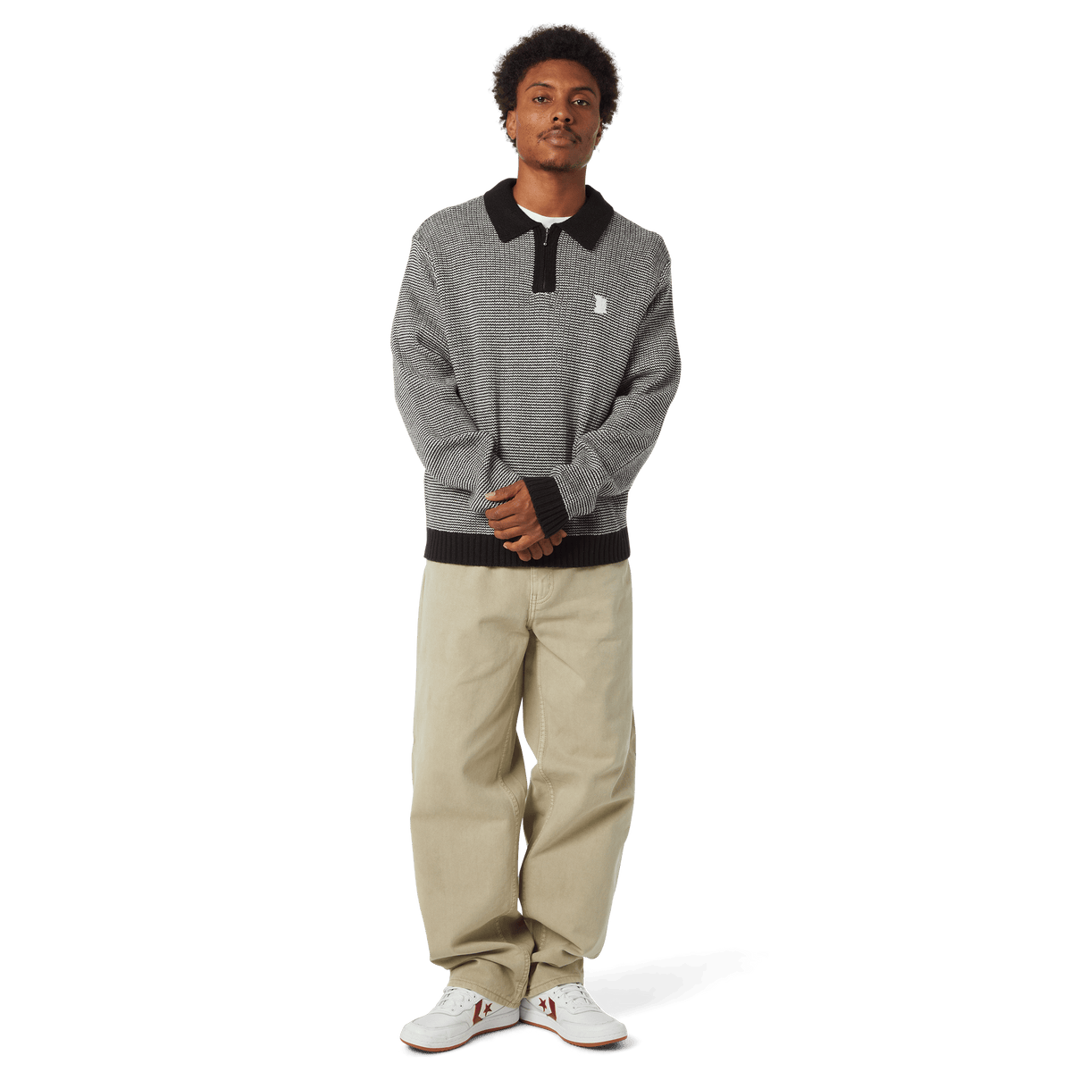 Megablast Two Tone Waffle Sweater