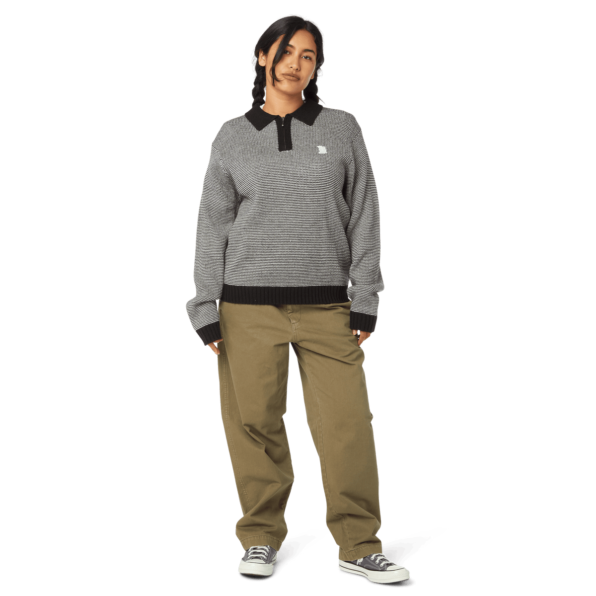 Megablast Two Tone Waffle Sweater – HUF Worldwide