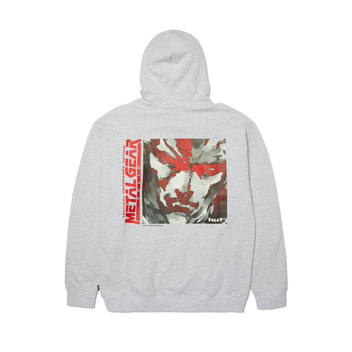 metal gear solid pullover HUF MGS1 Pullover Hoodie in Heather Grey