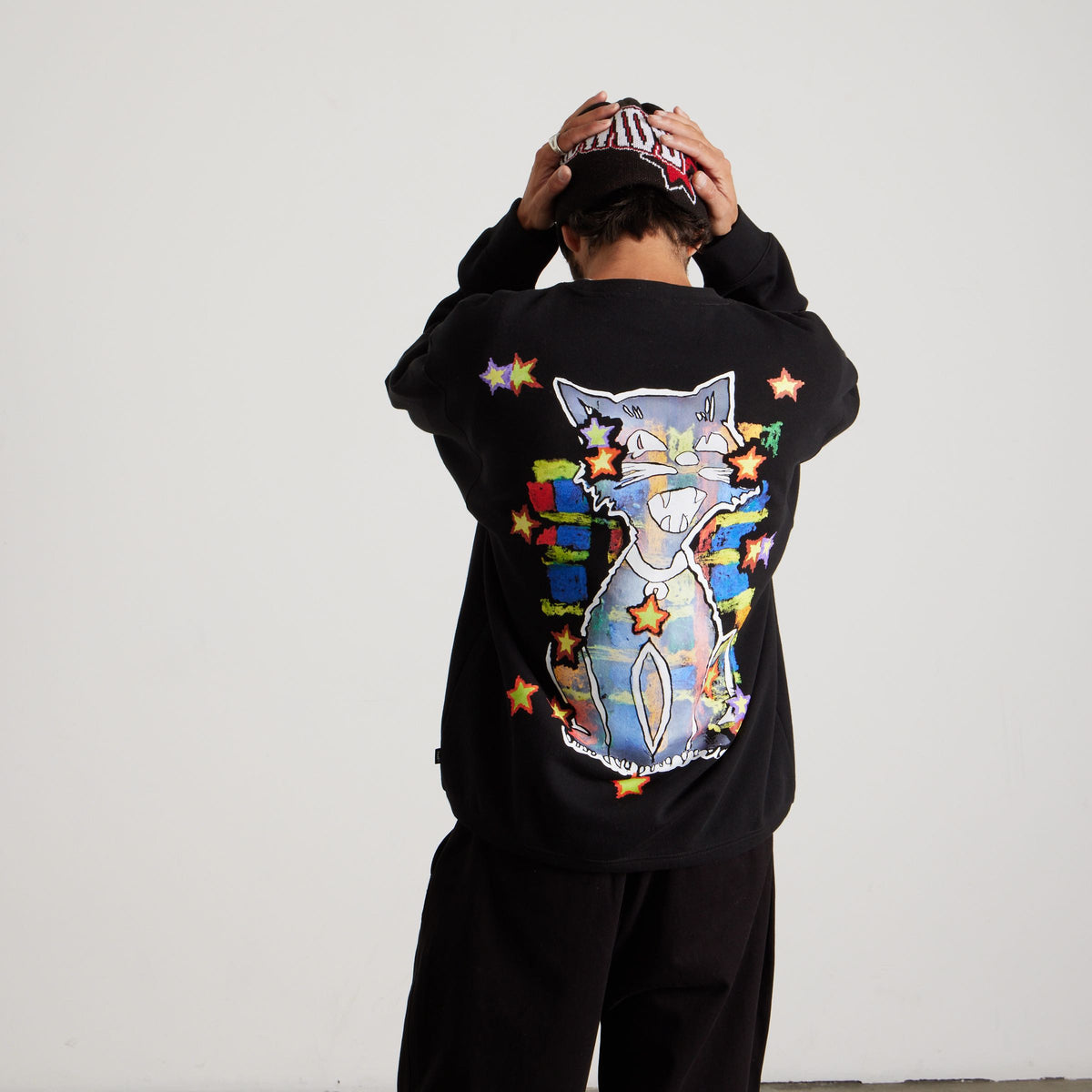 Mia Star Cat Crewneck Sweatshirt