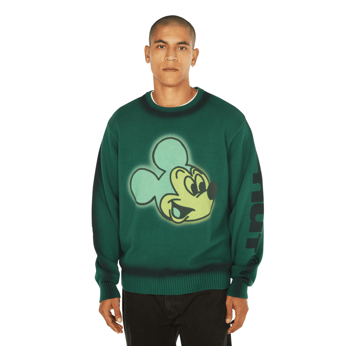 Disney | HUF Mickey Spray Crewneck Sweatshirt