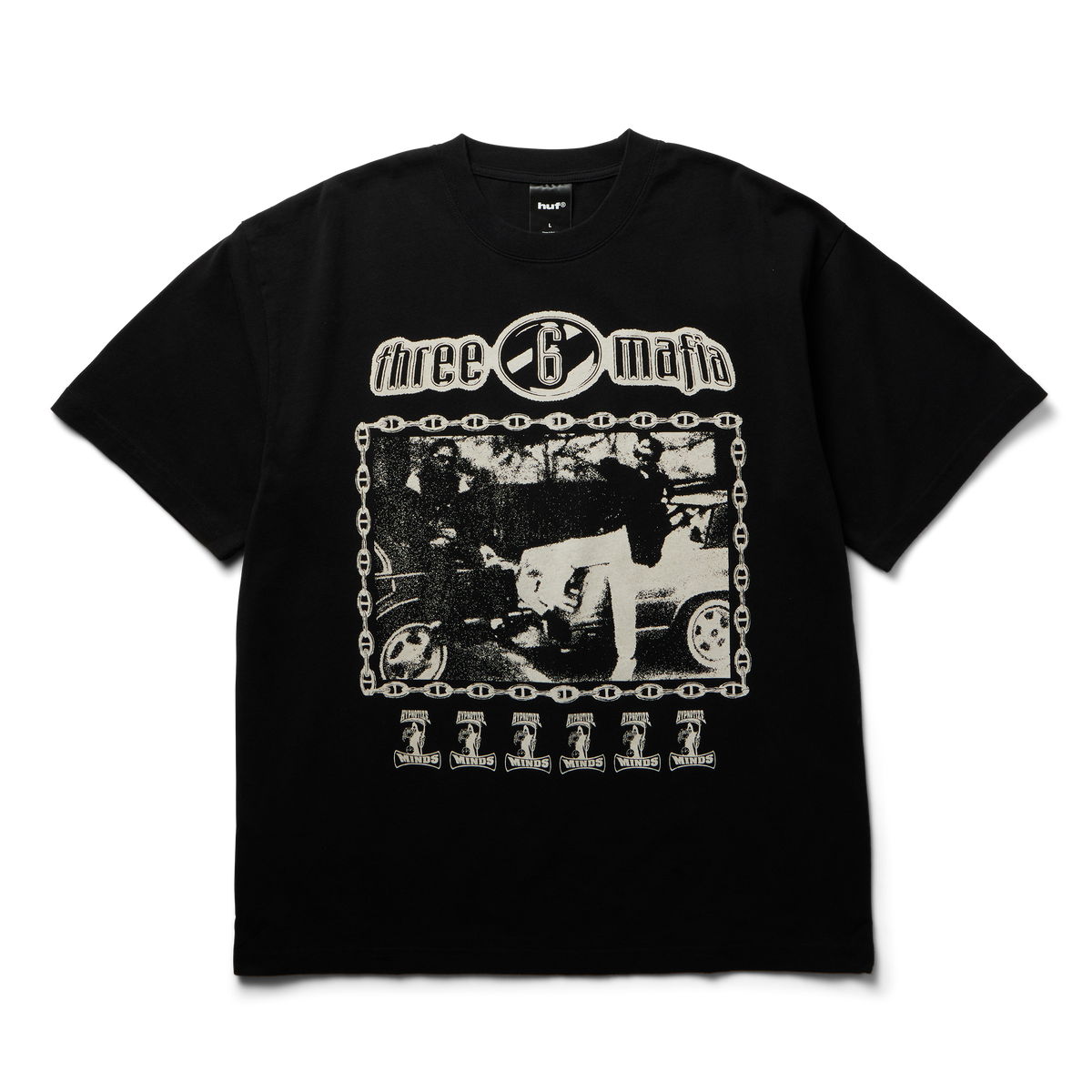 huf x Three 6 Mafia Most Known Unknown T-Shirt