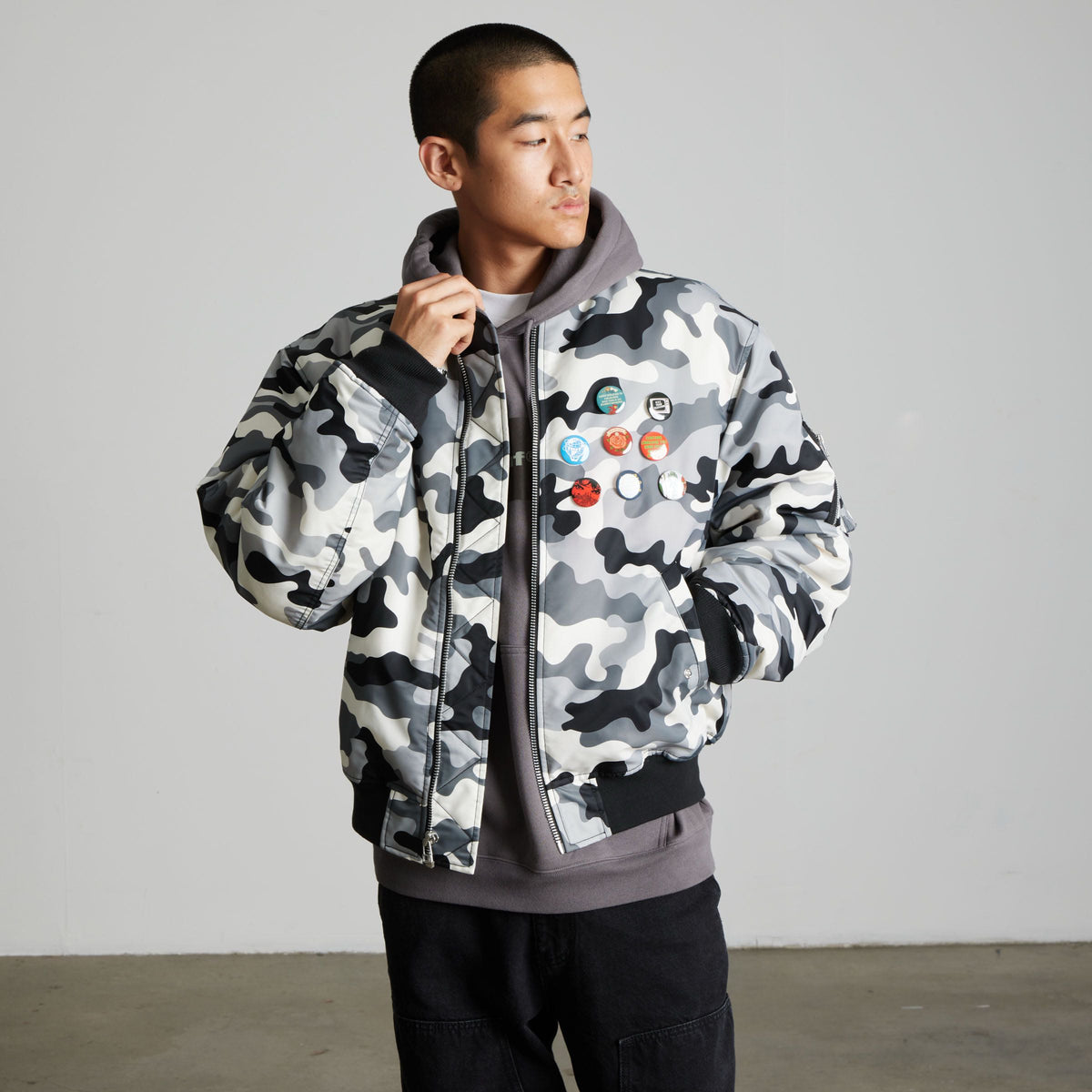 Olympia Camo Flight Jacket