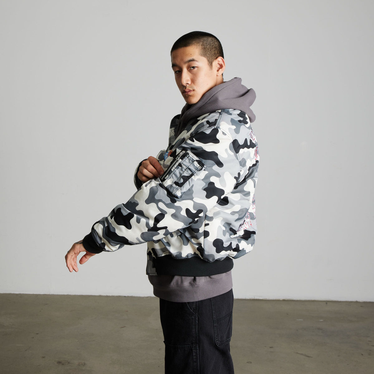Olympia Camo Flight Jacket