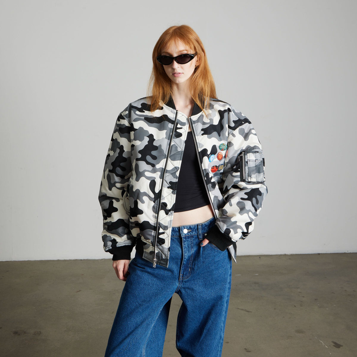 Olympia Camo Flight Jacket